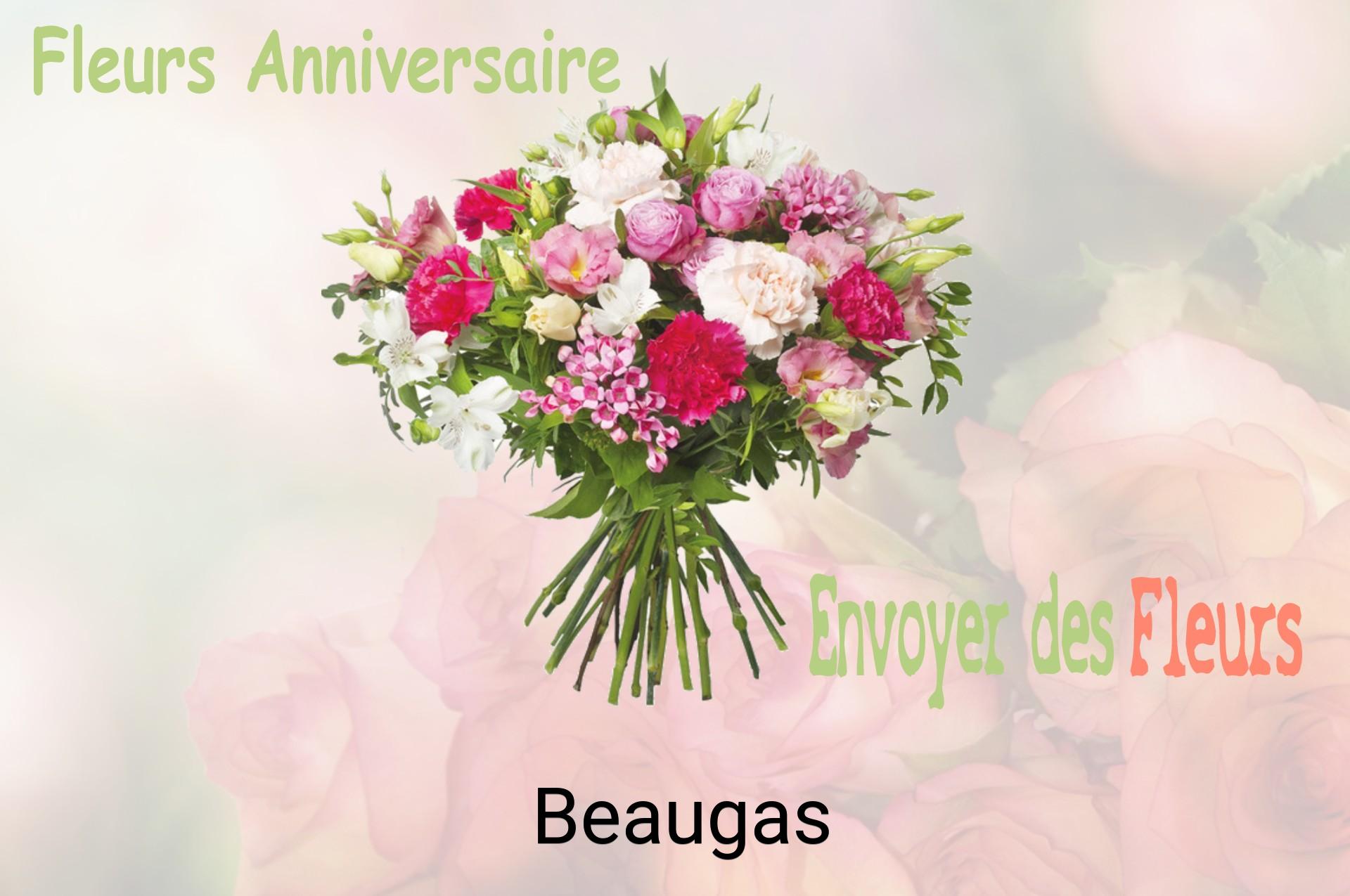 Bouquet de fleurs d’anniversaire livré à Beaugas